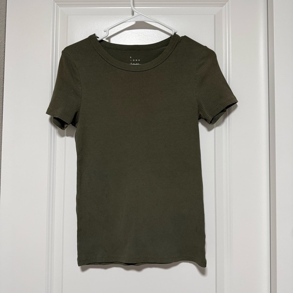 a new day Tops - TShirt Ribbed Short Sleeve Tee Top